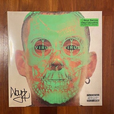 NOYZ NARCOS Virus AUTOGRAMMIERT VINYL Limited Edition ACID LP SIGNED!! Versiegelt!