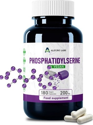 Phosphatidylserine 200 mg | 180 Vegan Capsules  Brain, Memory Cognitive Support