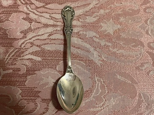 Wild Rose by International Sterling Silver Coffee Tea Spoon 6” 32 Grams
