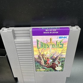 Nintendo Crystalis NES Game Cartridge w Instruction Manual & Dust Cover. Tested