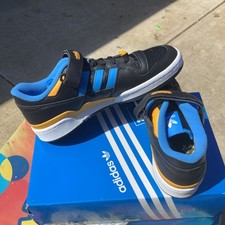 Adidas Forum Low Black Blue Gold Sneakers Retro Shoes FZ5890 Size 11 Men’s New