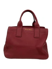 MIU MIU handbag leather RED