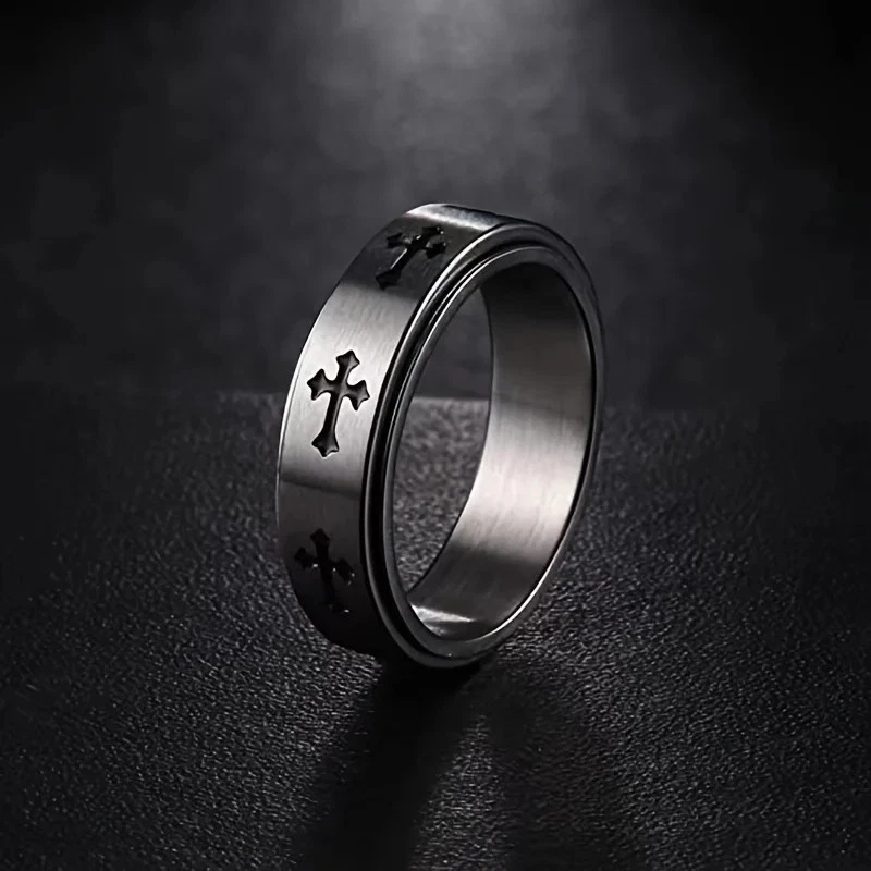 Anillo De Ansiedad Para Mujer, Anillo Giratorio Para Ansiedad, Anillo