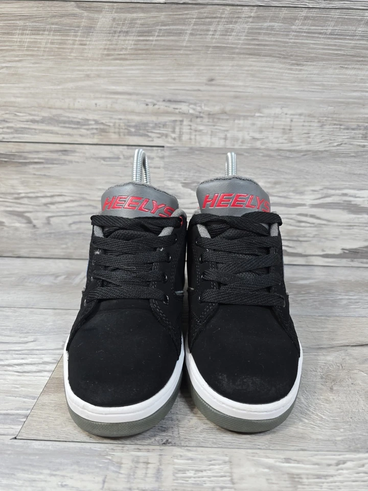 Heelys на колесиках коньков туфли размер 3Y красный и черный с колесами - Изображение 4 из 4