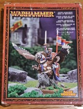 Warhammer Fantasy Louen Leoncoeur King Of Bretonnia On Pegasus OOP New Complete