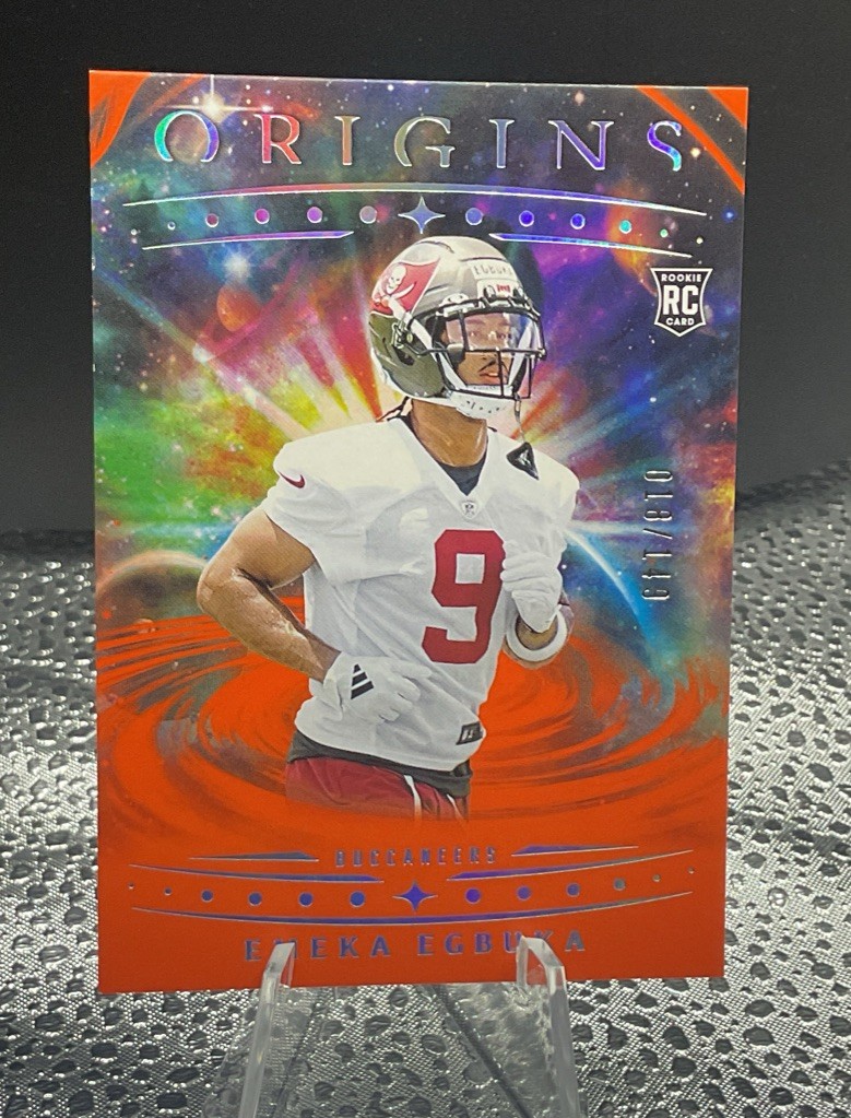 EMEKA EGBUKA 2025 PANINI ORIGINS ORANGE #146 ROOKIE RC #/149