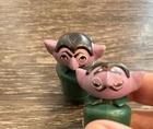 Vintage Fisher Price Little People Whoops Sesame Street Count Face Upside Down