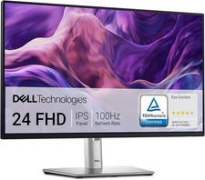 Dell P2425H 24 Inch Full HD (1920x1080) Monitor, 100Hz, IPS, 5ms, 99% sRGB USB-C