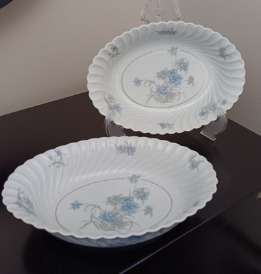 Haviland Limoges France Bergere 10 1/2 Oval Serving/Vegetable Bowl. Set of 2