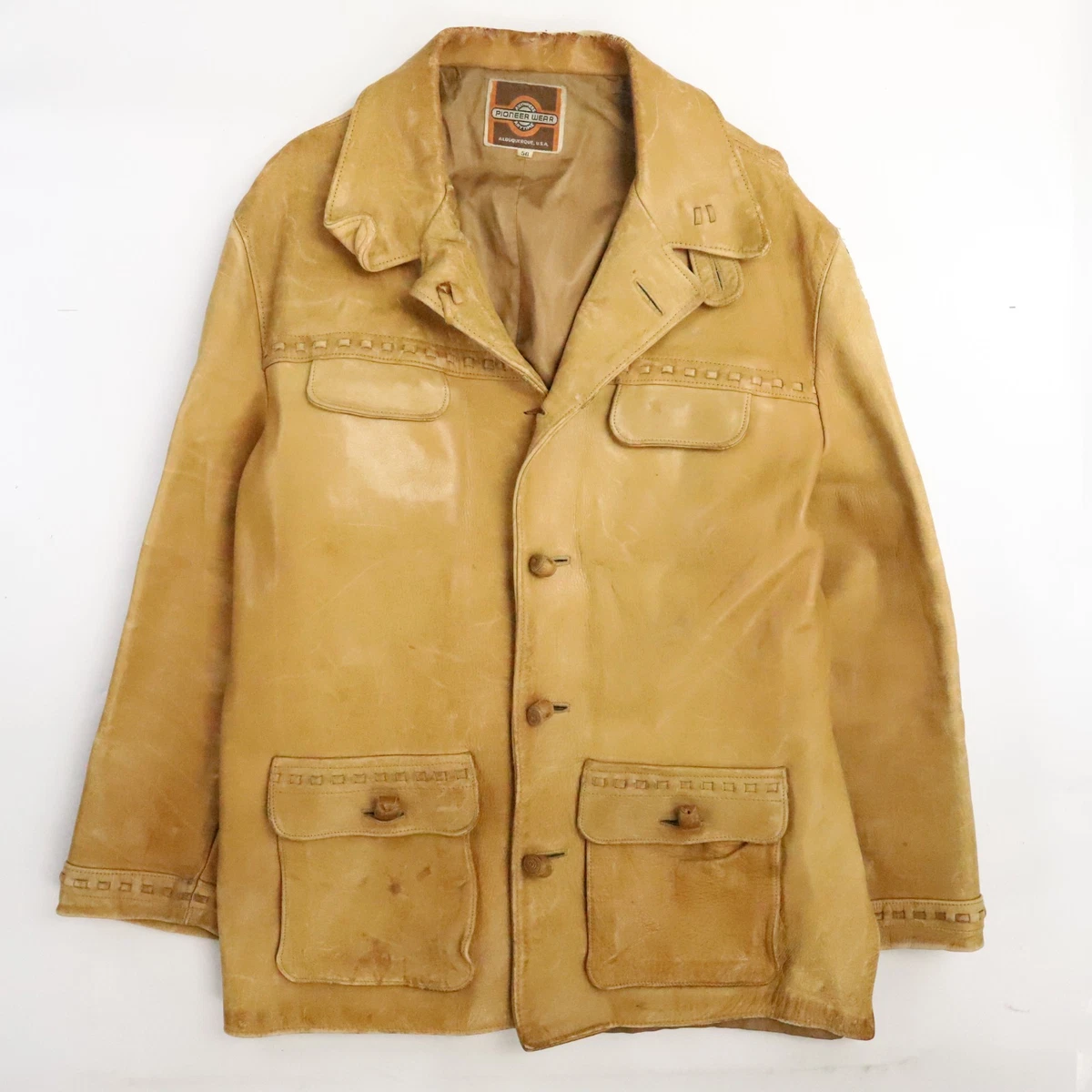 pioneer wear leather jacket products for sale | eBay