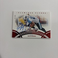 2023 - Flawless - Flawless Flyers Eddie George - Ruby /15 - On Card Auto - HOF