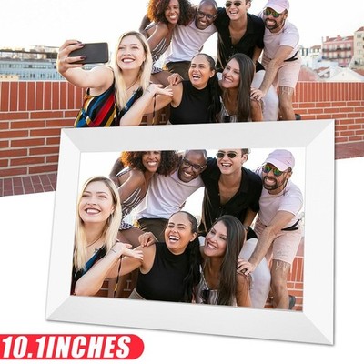 10,1 Zoll Bilderrahmen Rahmen Fotorahmen Digitaler HD Hi Resolution Für Fotos