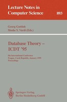 Database Theory - Icdt '95 Georg Gottlob (U. A.) Taschenbuch Xii Englisch 1995