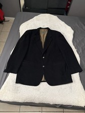 Hugo Boss Men  s Black Wool Cashmere Sport Blazer Jacket Size 46L