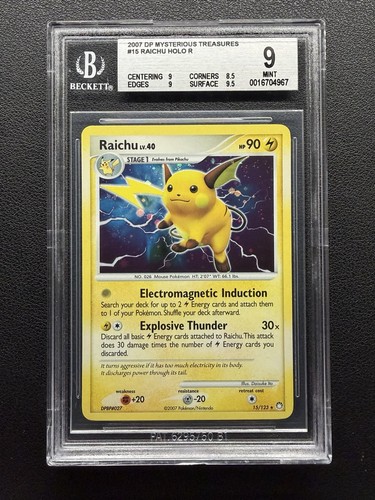Raichu graded BGS 9 for sale on eBay