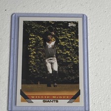 Topps 1993 Base Set Willie McGee #435 San Francisco Giants MLB Baseball Card