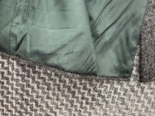 Bryden & Pearce Blazer 42 L Vintage 80er-90er grau gesprenkelt Wolle Ellenbogen Patch Fair - Bild 6 von 22
