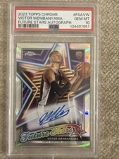 2023-24 Topps Chrome - Future Stars Autographs Victor Wembanyama #FSA-VW (AU)