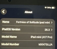 Apple iPad Mini A17 Pro - 7th Gen - 128GB