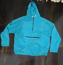 Vintage Jacket Vintage 1990  s LL Bean Anorak Windbreaker Nylon 1/2 Zip Hoodie XL