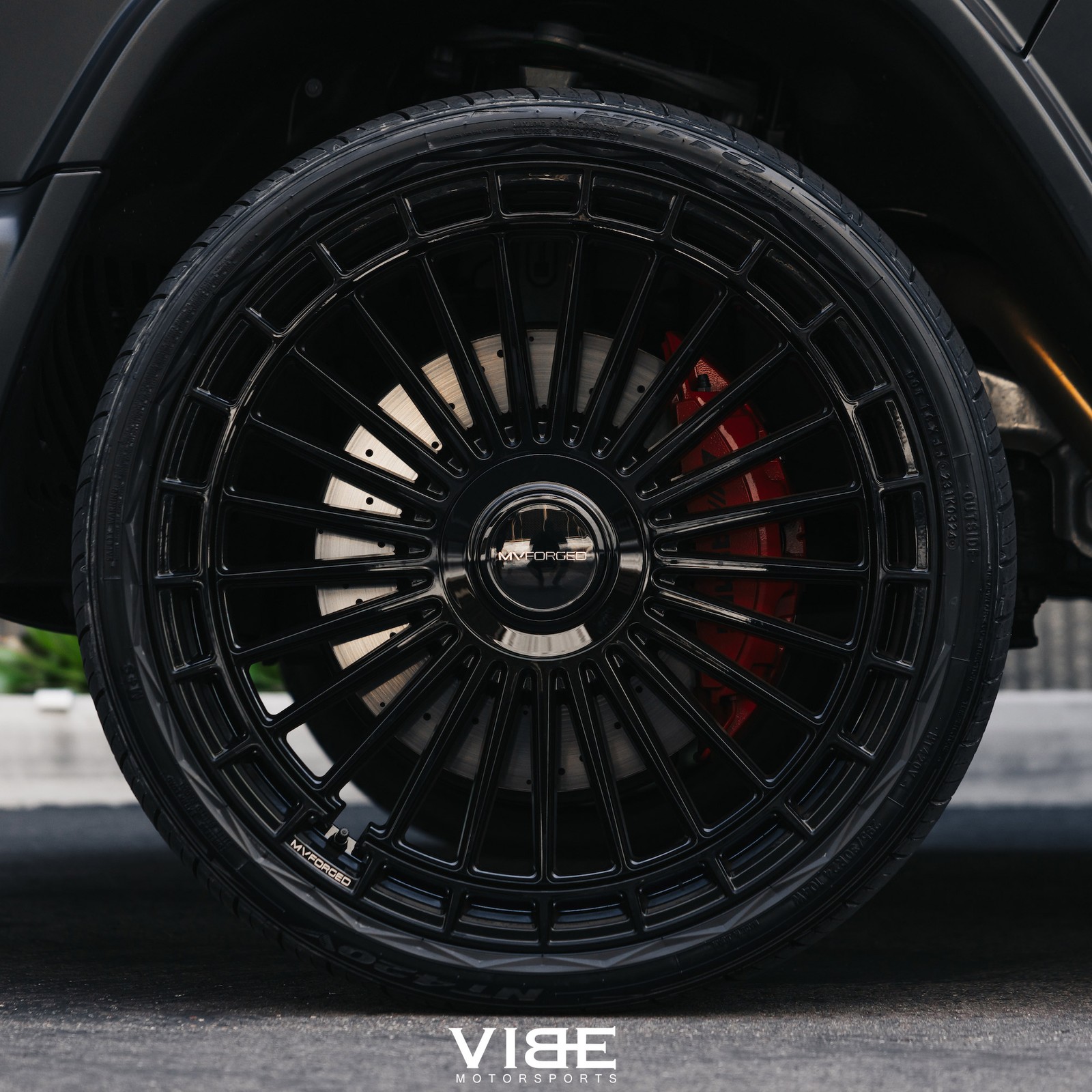 MV Forged MVF40 Black 24x10 Concave Wheels Rims Fits Bentley Bentayga