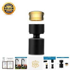 Elegant NSF Certified Matte Black Faucet Aerator with 360  Dual-Function Sprayer
