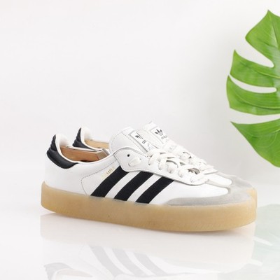 Adidas Womens Sambae Samba 2.0 Sneaker Size 9 White Black Chunky Gum Sole  Shoe | eBay