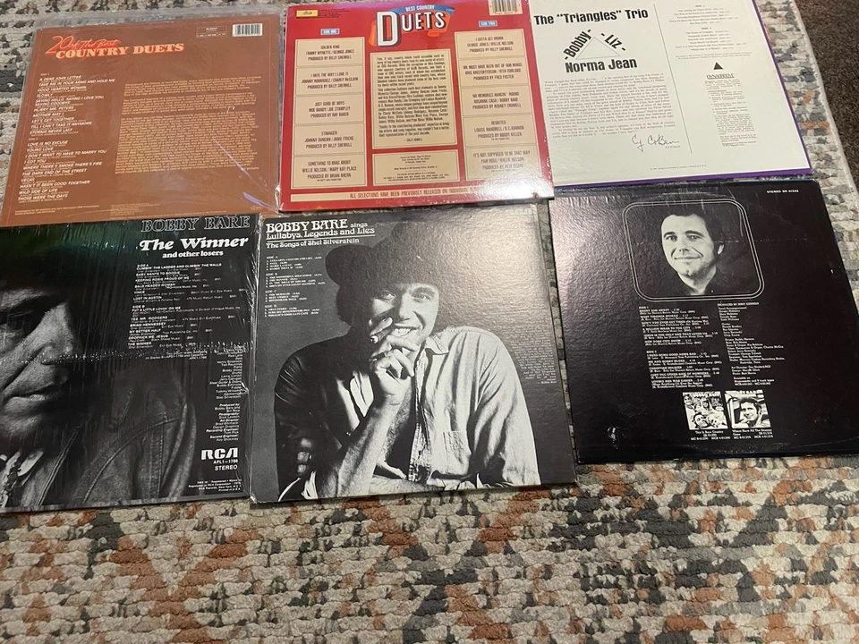 BOBBY BARE LOT OF 6 LP'S ALL EX CONDITION BAR ONE WHICH IS SEALED UP - Image 2 of 2