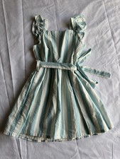 Carters Girls Sundress With Waist Tie and Buttons