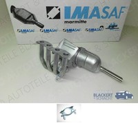 Imasaf ESD Auspuff Endtopf + Schelle für Fiat 850 + Special+Coupe+Spider+Sport