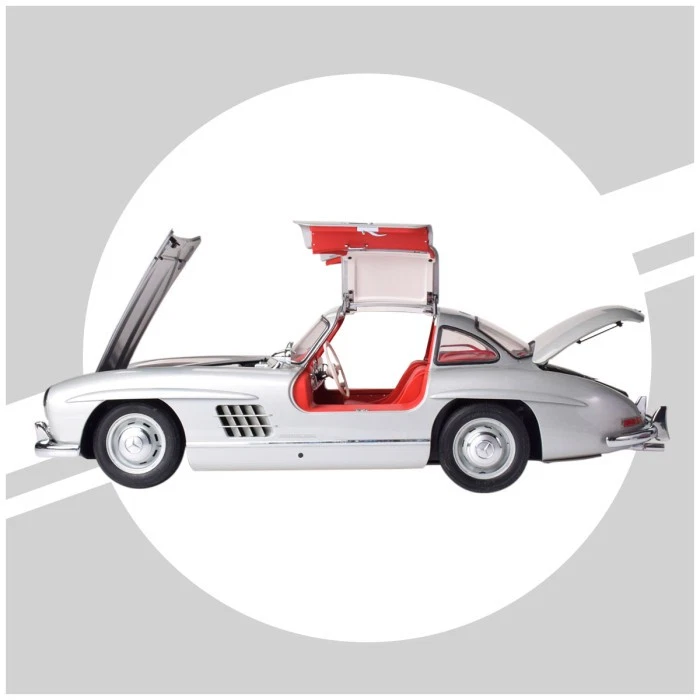 IXOMODELS - MERCEDES-BENZ 300 SL argento - KIT COMPLETO 602 pezzi - 1/8 - IXC... - Immagine 4 di 4