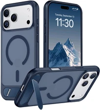 Temdan Designed for iPhone 17 Pro Case, Built-in Invisible KickstandCompatibl...