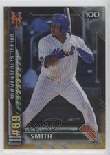 2016 Bowman Scouts' Top 100 Gold Refractor 33/50 Dominic Smith #BTP-69 3d5