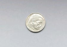 2 Reichsmark 1937 E Silber Paul von Hindenburg - SELTENE PRÄGESTÄTTE E