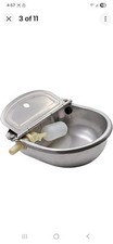 Automatic Stainless Steel Water Bowl 0.66 Gallon For Animals Pet Hydration