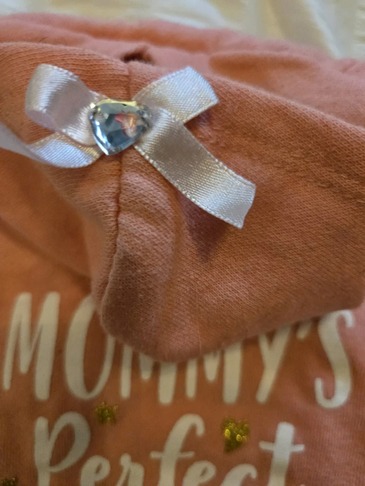 Яркая жизнь собаки с капюшоном толстовка розовый бант "Mommy's идеальный принцесса" размер XS - Изображение 4 из 4