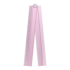 Folding Straight Rulers 30cm Metric Aluminum Alloy Foldable Angle Protractor