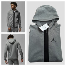 Nike Jordan Dri-FIT Sport Men's Air Fleece Full-Zip Hoodie Sz M UPF 40 New 102