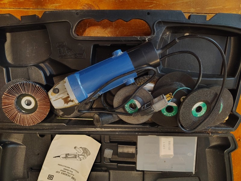 Sim Series of Electric Angle Polisher with SKIL case and disks
