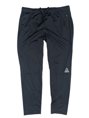 REEBOK Speedwick Hose Herren XL Schwarz Lange Trainingshose Synthetik Jogger