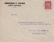 Privatganzsache PU 101 B 14-01 -Privatumschlag Sieger Lorch