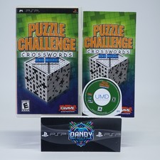 Puzzle Challenge Crosswords and More CIB W/ Manual - PSP