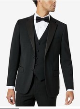 Tommy Hilfiger MEN's Modern-Fit Flex Stretch Tuxedo Jacket 36 Regular - Was 450