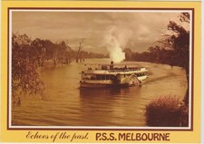 P.S.S MELBOURNE MURRAY RIVER MILDURA VIC NUCOLORVUE POSTCARD