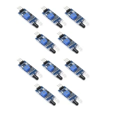 For Smart Car Robot 10pcs IR Infrared Obstacle Avoidance Sensor Module Part
