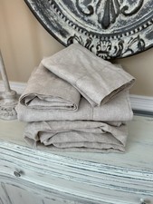 Pottery Barn Belgian Flax Linen Hemstitch KIN...