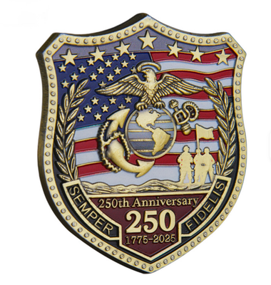 #ad USMC Challenge Coin Medal 250th Anniversary U.S.Marine Corps United States $12.80