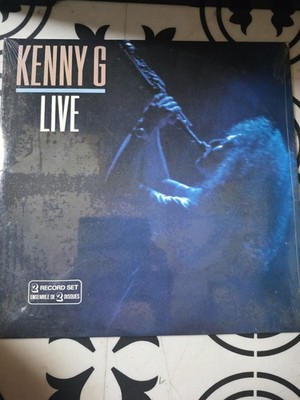 Kenny G Live 1989 LP 2 Record Set, AL-8613, Canada Vinyl, Smooth Jazz