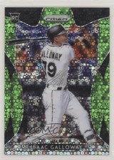 2019 Panini Prizm Tier III Lime Green Donut Circle /199 Isaac Galloway #202 kr4