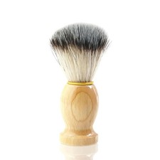Shaving Brush for Men Badger Hair Synthetic Brush Wooden Handle Beard